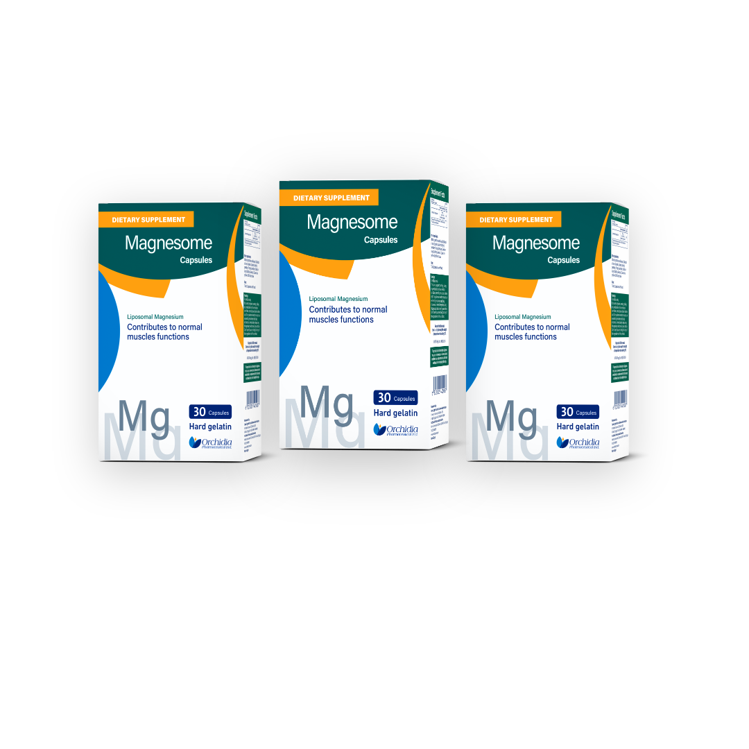 Magnesome, Liposomal Magnesium Supplement – 30 Capsules 3-Pack