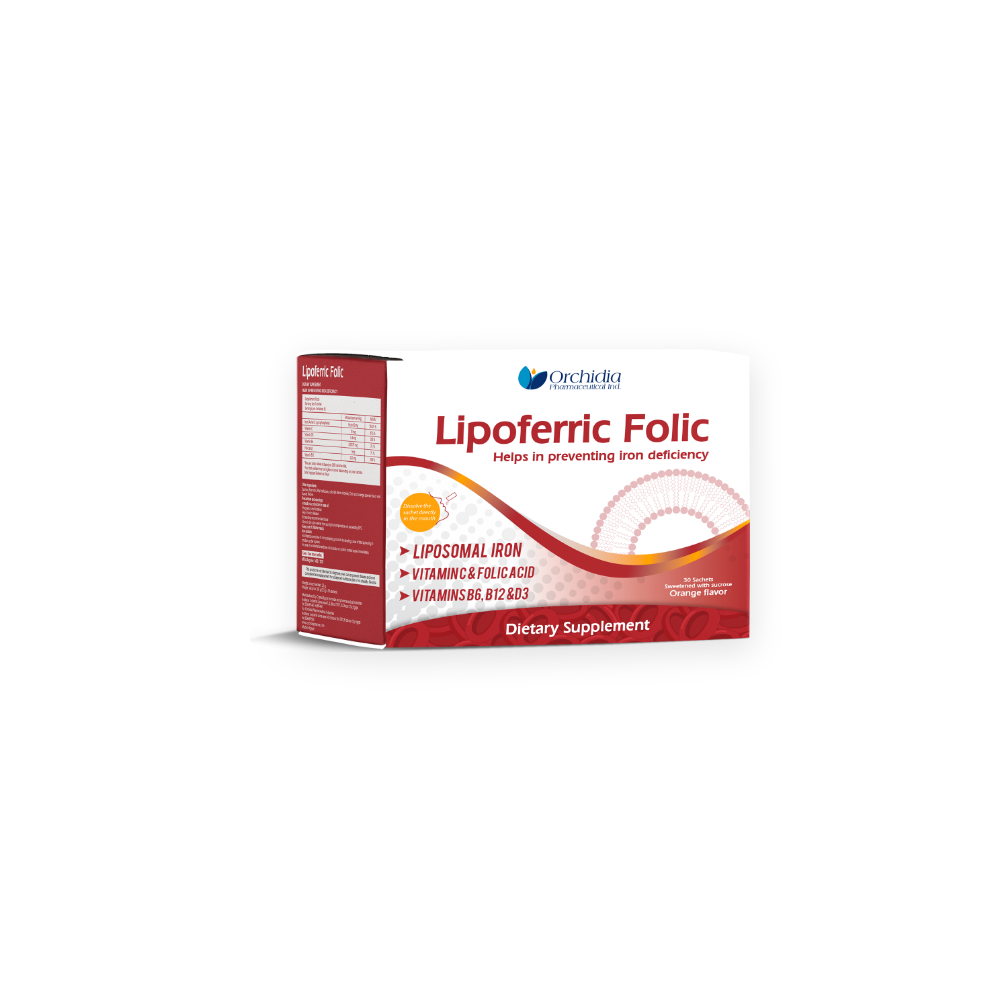 Lipoferric Folic – 30 Sachets Single