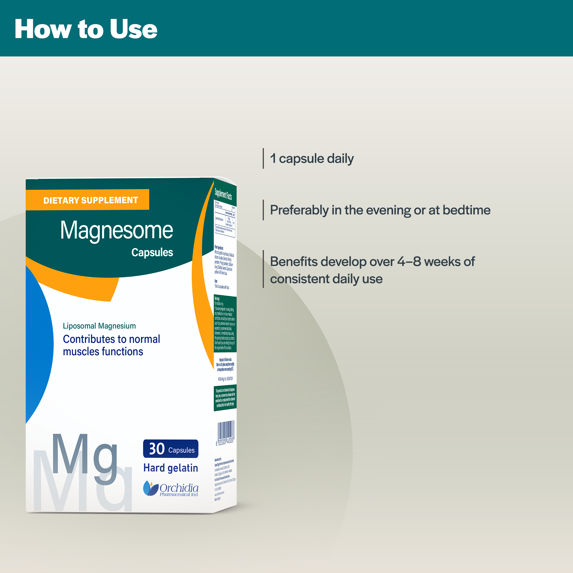 Magnesome, Liposomal Magnesium Supplement – 30 Capsules