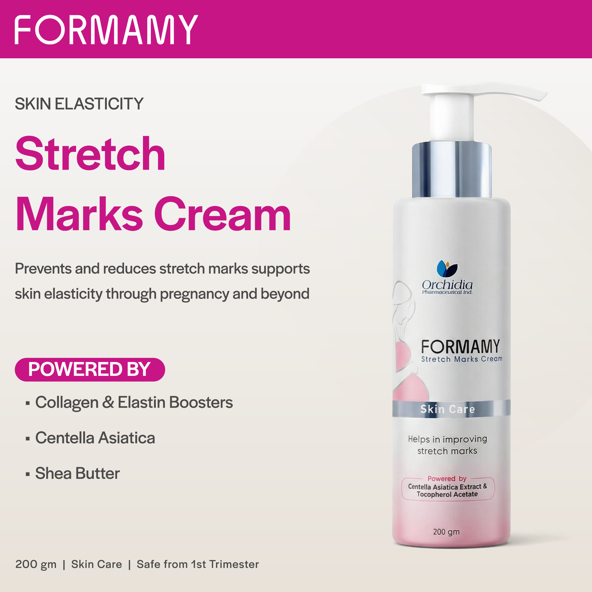 Formamy Stretch Marks Cream – 200 gm