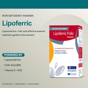 Lipoferric Folic – 30 Capsules