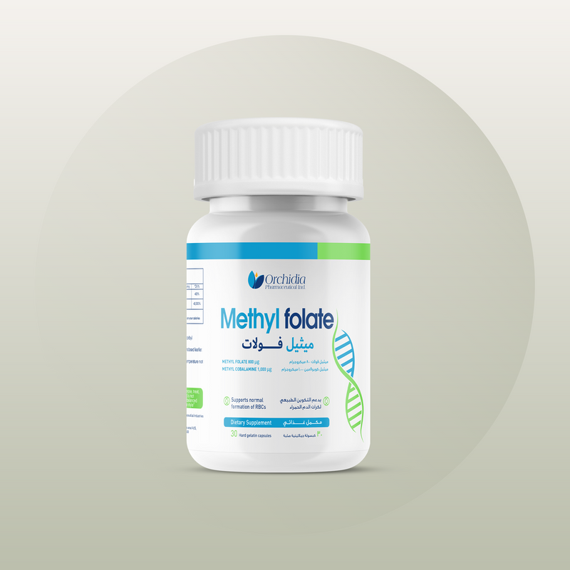Orchidia Methyl Folate – 30 Capsules