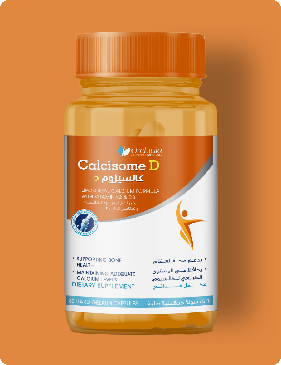Calcisome D – calcium and vitamin D supplement - 60 Capsules