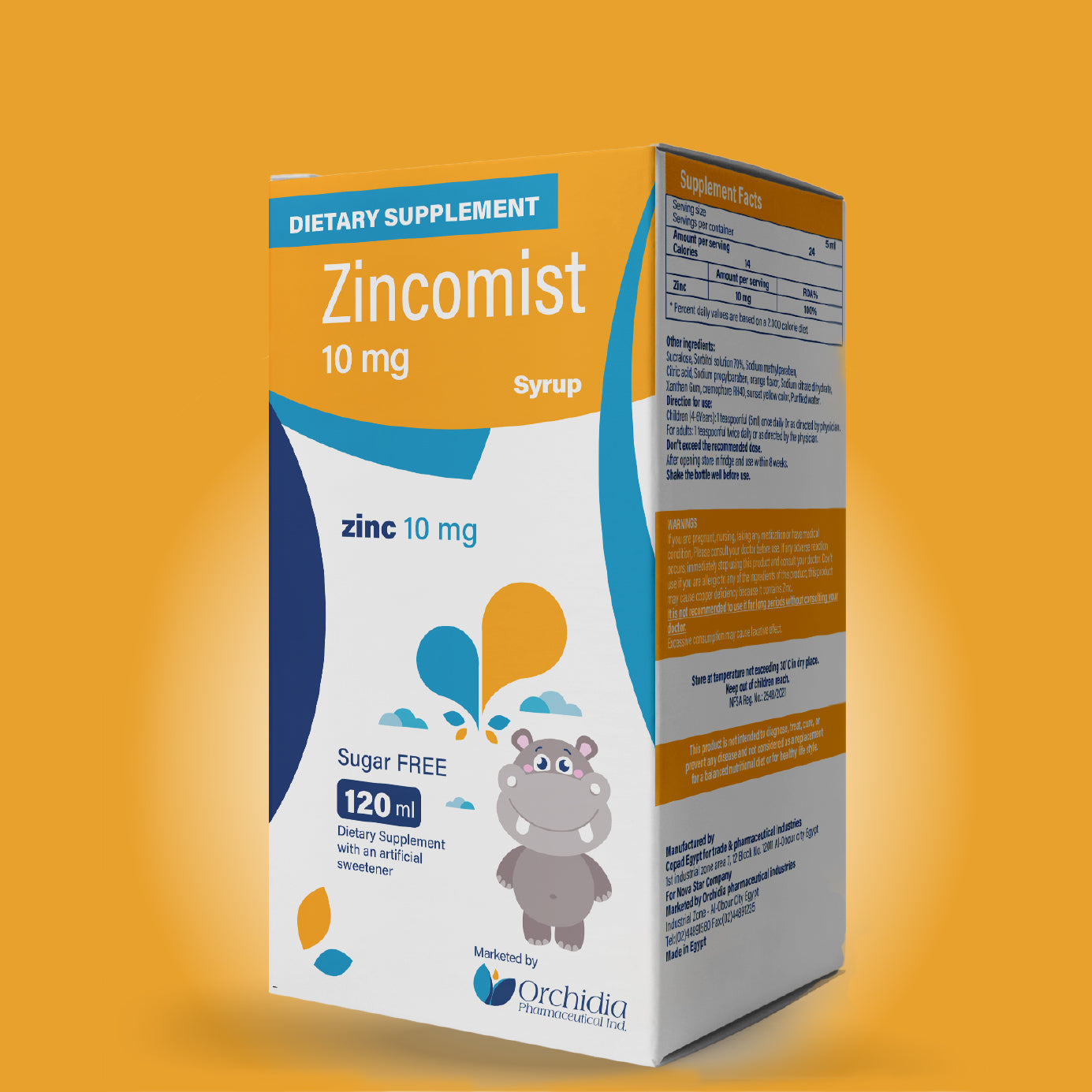 Zincomist Zinc Syrup - Immunity & Growth Support - 120 ml
